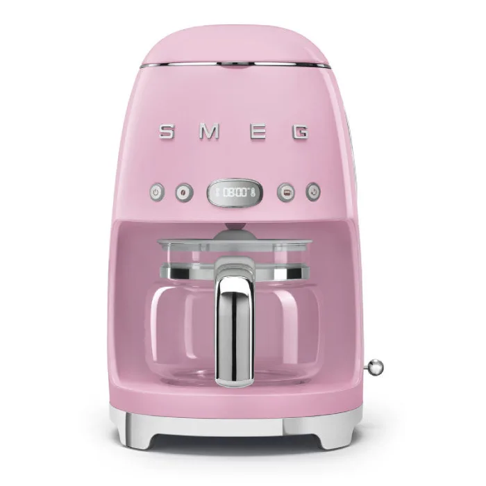 Переливная кофеварка Smeg DCF02PKEU, розовая
