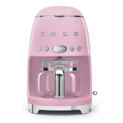 Переливная кофеварка Smeg DCF02PKEU, розовая