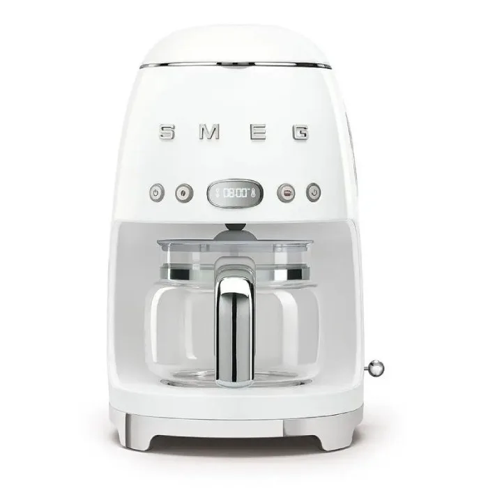 Переливная кофеварка Smeg DCF02WHEU, белая