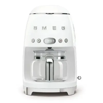 Переливная кофеварка Smeg DCF02WHEU, белая