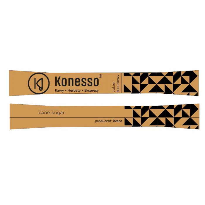 Тростниковый сахар в стиках Konesso, 1000 x 5 г
