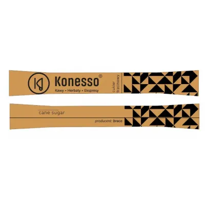 Тростниковый сахар в стиках Konesso, 1000 x 5 г