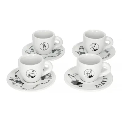 Набор чашек для кофе Bialetti Carousel, 4 штуки