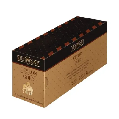Чёрный чай Richmont Ceylon Gold в пакетиках 12х4 г