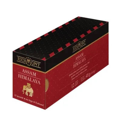 Чёрный чай Richmont Assam Himalaya в пакетиках 12х4 г