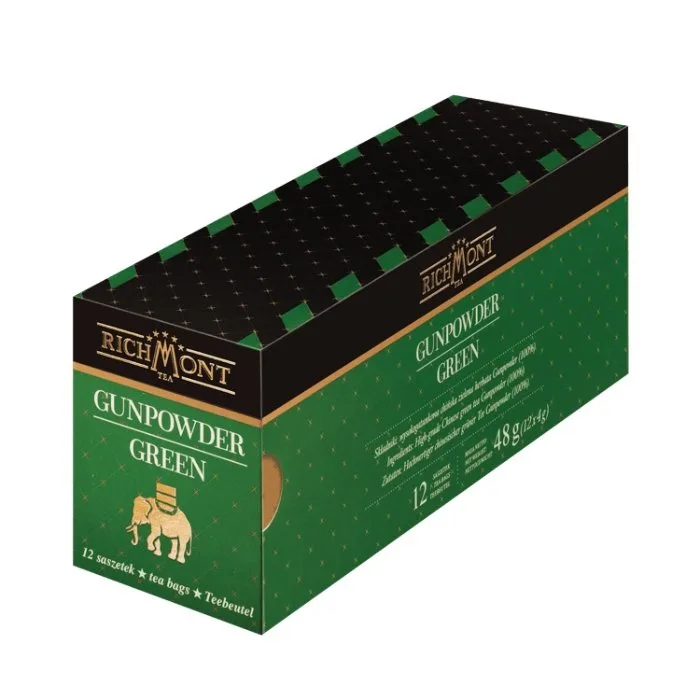 Зелёный чай Richmont Gunpowder Green в пакетиках 12х4 г