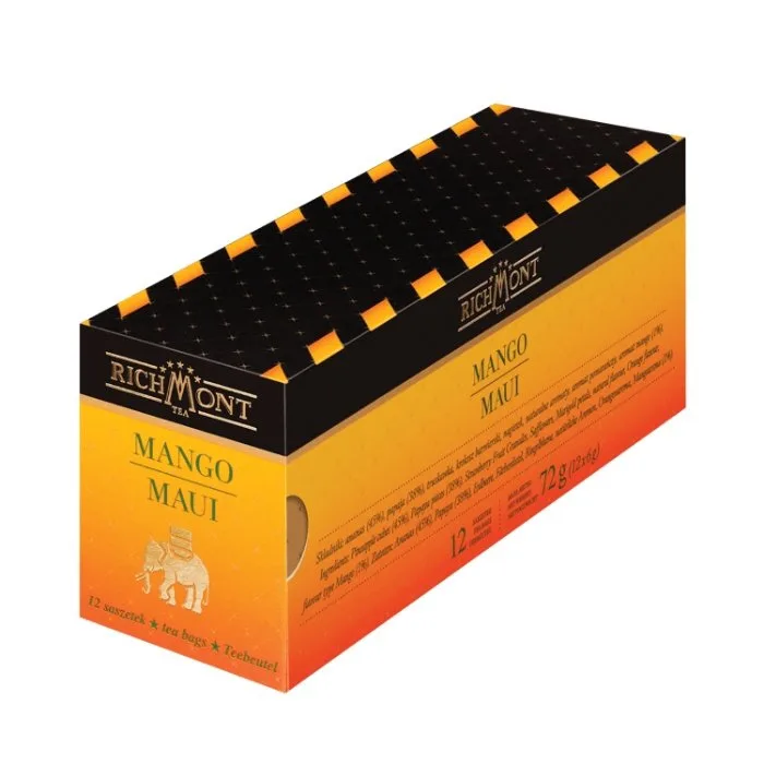 Фруктовый чай Richmont Mango Maui, 12х6г