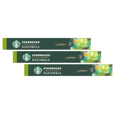 Кофе в капсулах Starbucks Single Origin Guatemala для Nespresso, набор 3х10 шт.