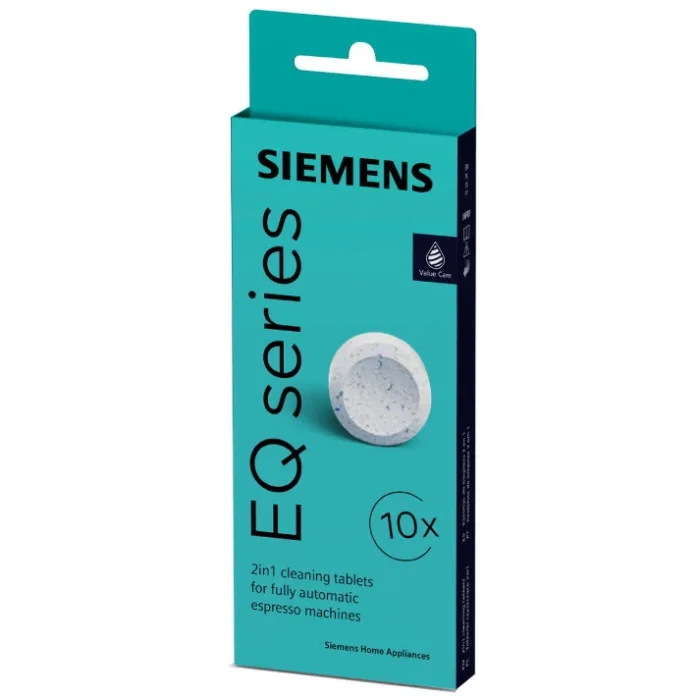Чистящие таблетки Siemens двухфазные TZ80001A, 10 штук