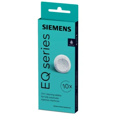 Чистящие таблетки Siemens двухфазные TZ80001A, 10 штук