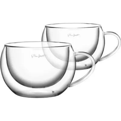 Термостеклянные стаканы для капучино Lamart Vaso 270 мл, 2 шт.