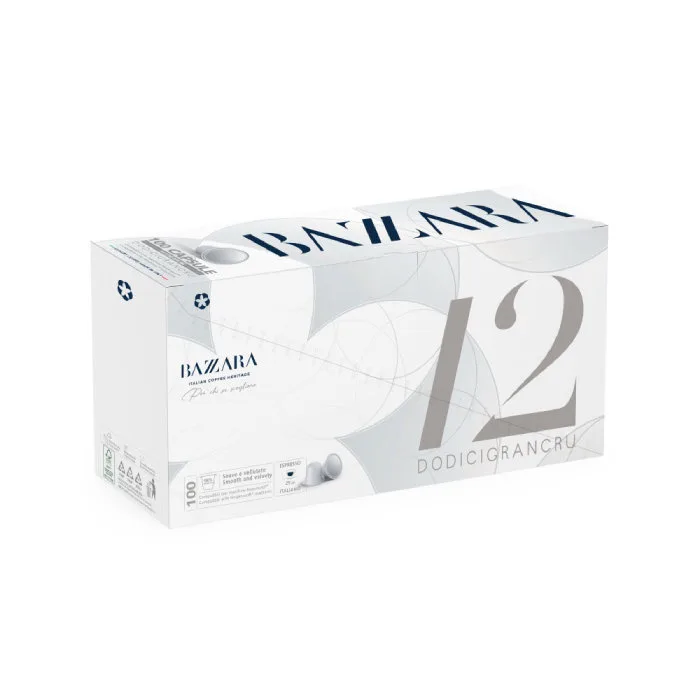 Кофе в капсулах Bazzara Dodicigrancru для Nespresso, 100 шт.