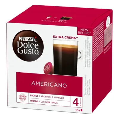 Кофе в капсулах Nescafe Dolce Gusto Americano, 96 капсул (6х16 шт)