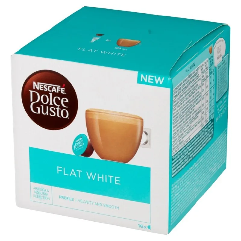 Кофе в капсулах Nescafe Dolce Gusto Flat White, 96 капсул (6х16 шт)