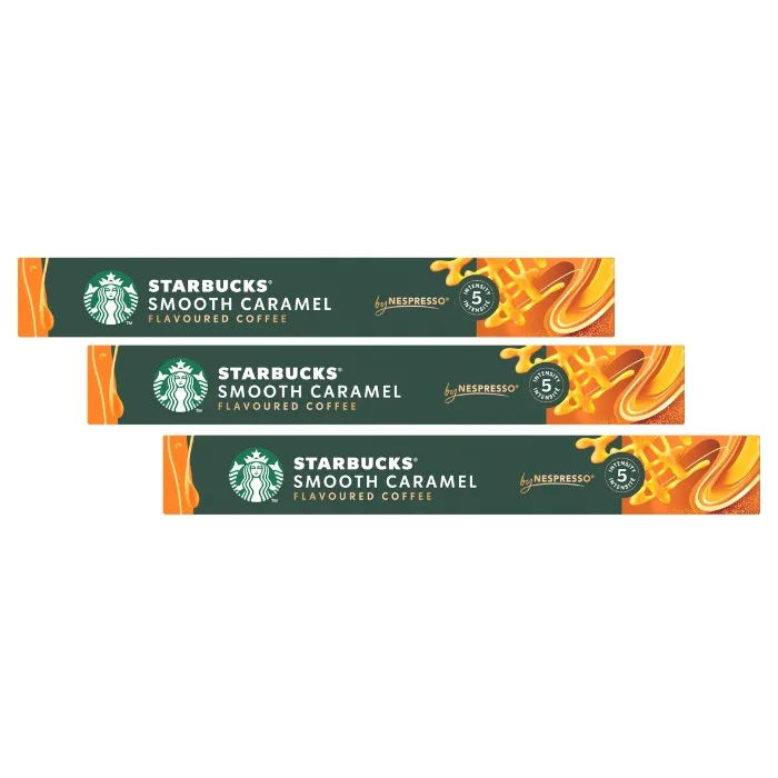 Кофе в капсулах Starbucks by Nespresso Smooth Caramel, 30 капсул (3х10 шт)