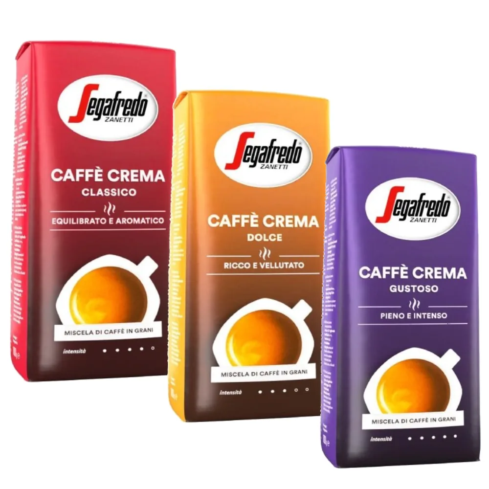 Кофе в зернах Segafredo Caffe Crema Classico набор 3х1кг