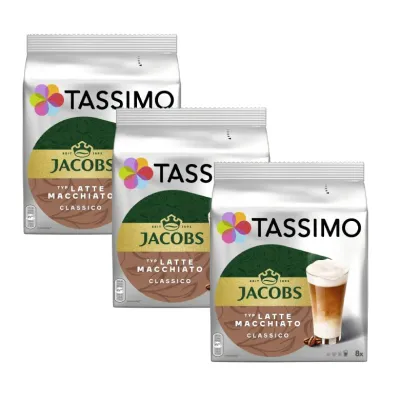 Кофе в капсулах Tassimo Jacobs Latte Macchiato Classico, 24 капсулы (3х8 шт)