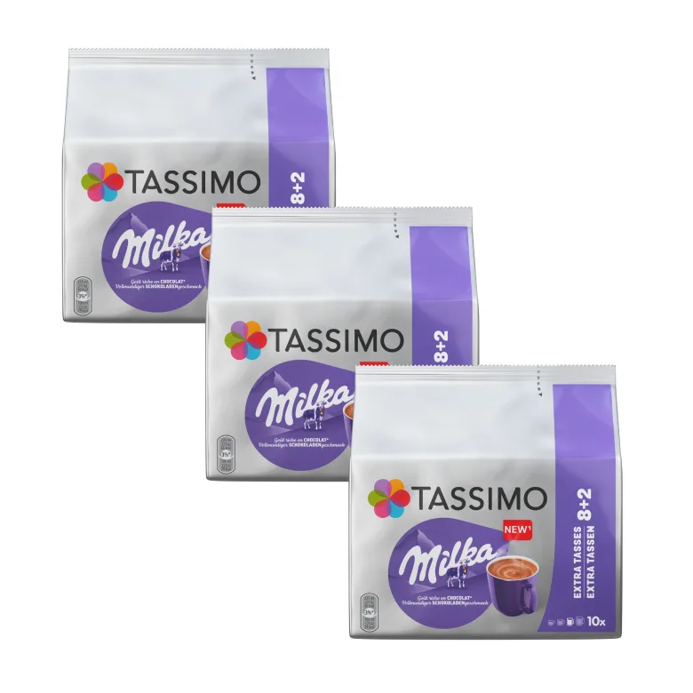 Капсулы горячего шоколада Tassimo Milka, 30 капсул (3х10 шт)