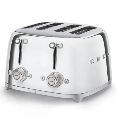 Тостер на 4 тоста Smeg TSF03SSEU, стальной