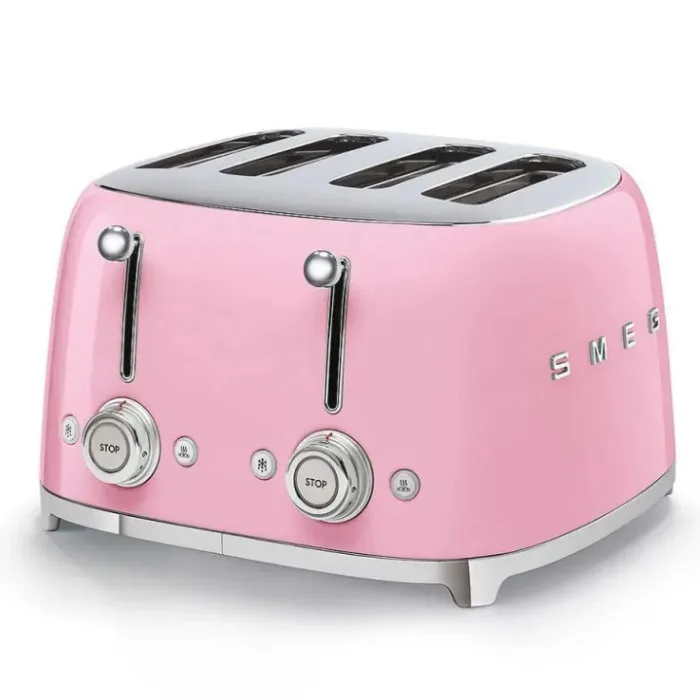 Тостер SMEG TSF03PKEU розовый