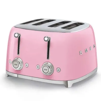 Тостер SMEG TSF03PKEU розовый