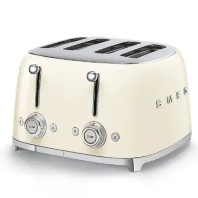 Тостер SMEG TSF03CREU кремовый