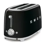 Тостер на 4 тоста Smeg TSF02BLEU, черный — фото 1