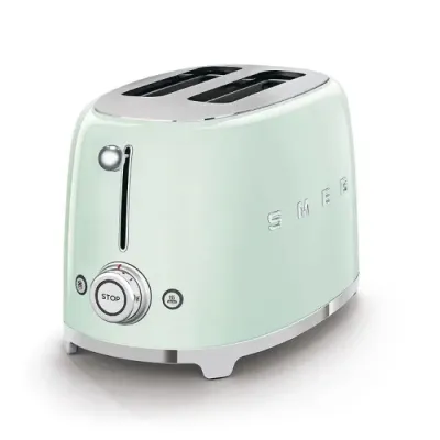 Тостер SMEG TSF01PGEU зеленый пастельный