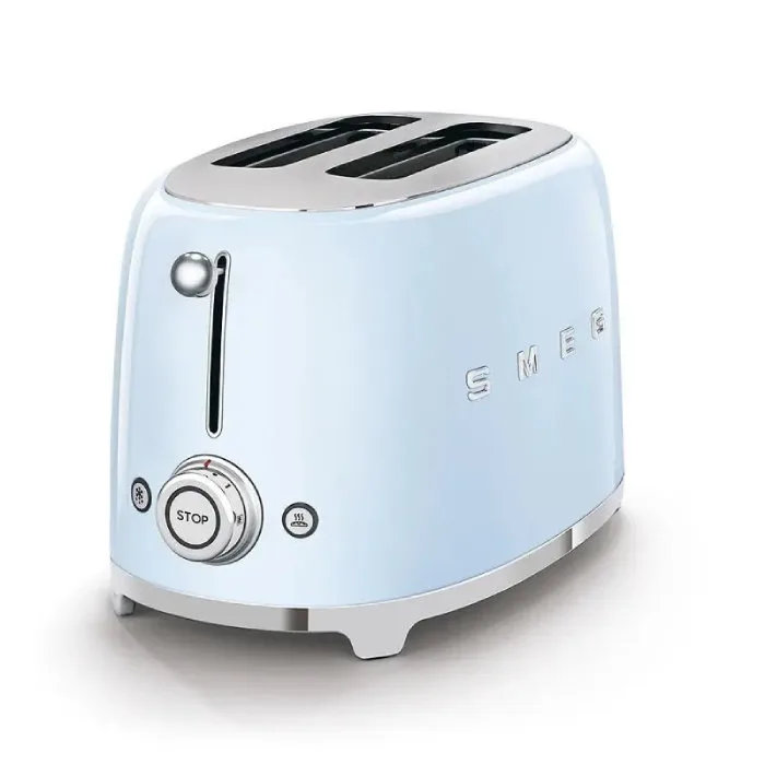 Тостер на 2 тоста Smeg TSF01PBEU, голубой