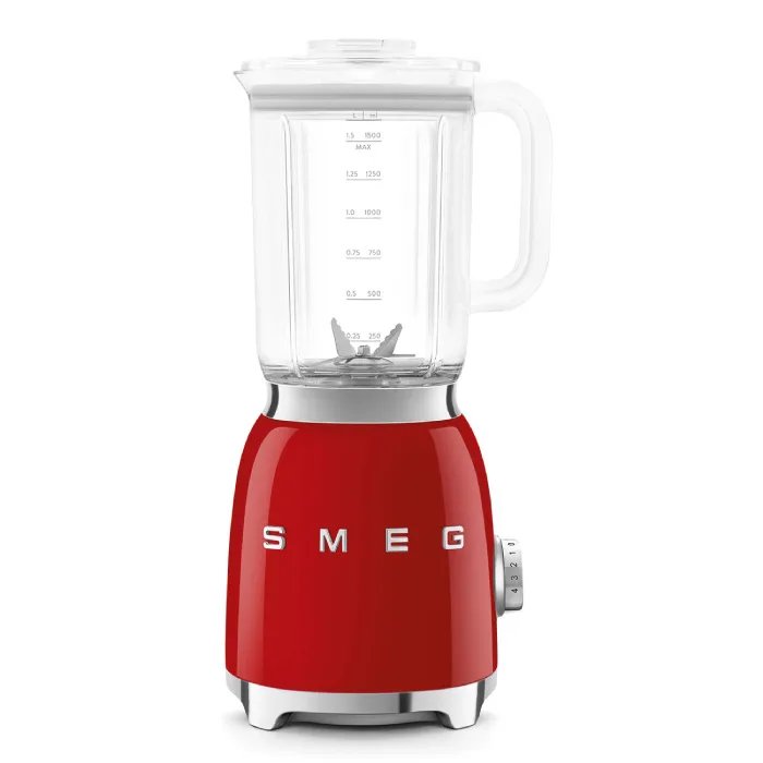 Стационарный блендер Smeg BLF03RDEU, красный, с автоочисткой