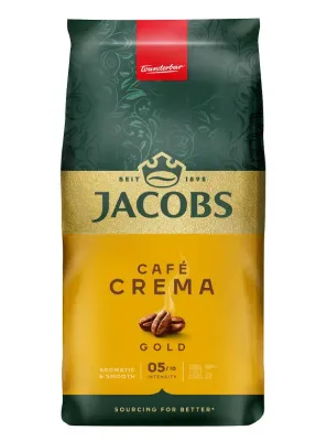 Кофе в зернах Jacobs Crema Gold 1 кг