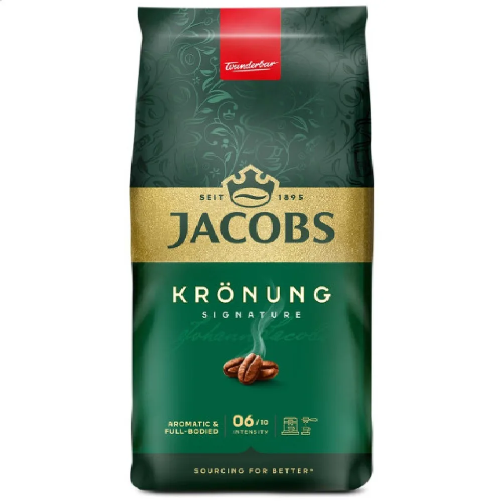 Кофе в зернах Jacobs Kronung, 1 кг