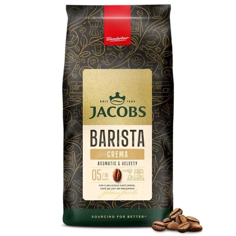Кофе в зернах Jacobs Barista Editions Crema, сбалансированный вкус, 1 кг