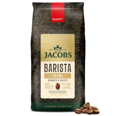 Кофе в зернах Jacobs Barista Editions Crema, сбалансированный вкус, 1 кг