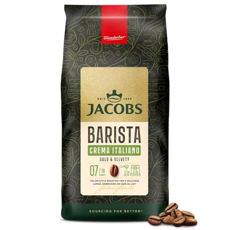 Кофе в зернах Jacobs Barista Editions Crema Italiano, 1 кг