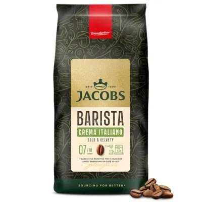Кофе в зернах Jacobs Barista Editions Crema Italiano, 1 кг
