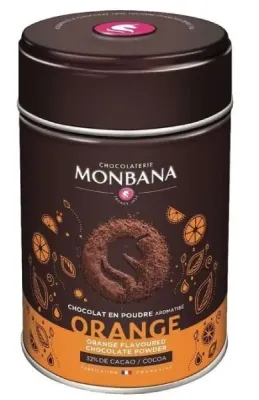 Горячий шоколад Monbana с апельсиновым вкусом 250 г