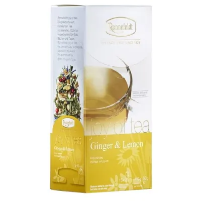 Травяной чай Ronnefeldt Joy Of Tea Ginger & Lemon 15х4г