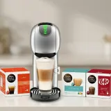 Капсульная кофемашина Krups Genio S Touch KP440E10, серебристая — фото 1