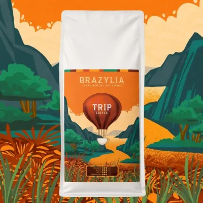 Кофе в зёрнах Trip Coffee Бразилия 1 кг
