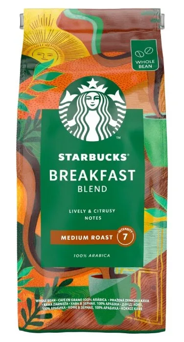 Кофе в зернах Starbucks Breakfast Blend 450 г