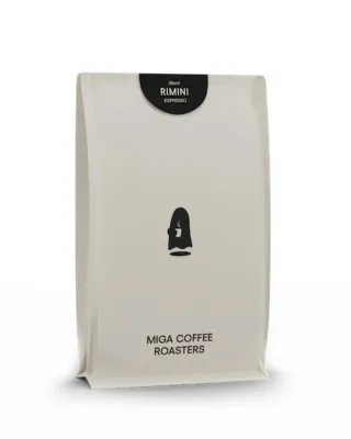 Кофе в зёрнах Miga Rimini Espresso, купаж арабики и робусты, 250 г