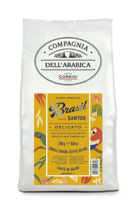 Кофе в зернах Compagnia Dell'Arabica Бразил Сантос 250 г