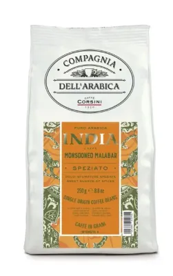Кофе в зёрнах Compagnia Dell'Arabica India Monsooned Malabar, 250 г