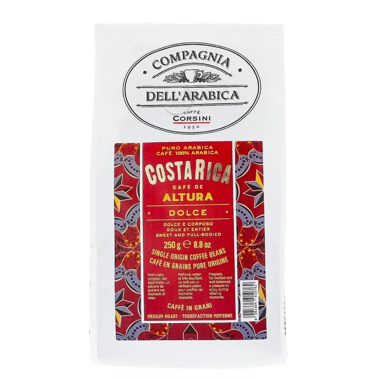 Кофе в зёрнах Caffe Corsini Compagnia Dell'Arabica Коста-Рика Альтура, 250 г