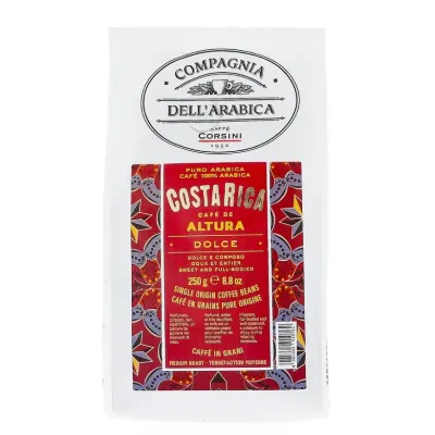 Кофе в зёрнах Caffe Corsini Compagnia Dell'Arabica Коста-Рика Альтура, 250 г