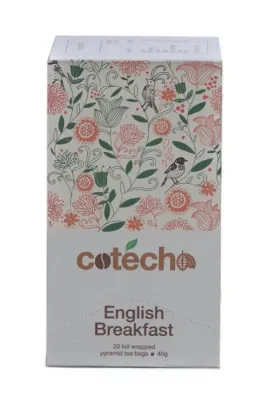 Чёрный чай Cotecho English Breakfast в пирамидках, 20х2г