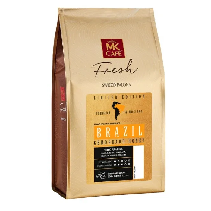 Кофе в зёрнах MK Cafe Fresh Brazil Cemorrado Honey, 1 кг