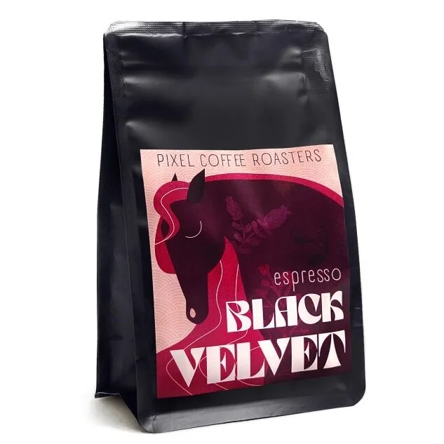 Кофе в зёрнах PIXEL Black Velvet Espresso, тёмная обжарка, 250 г