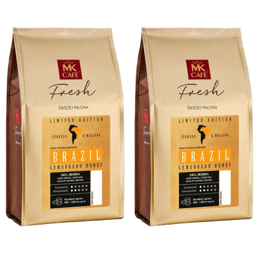 Кофе в зёрнах MK Fresh Brazil Cemorrado Honey, набор 2х1 кг